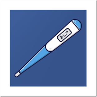 Digital Thermometer Posters and Art